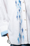 vincent.tulipano Camicia  dipinta a mano