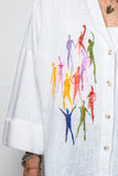 vincent.tulipano Camicia ricamata a mano