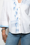vincent.tulipano Camicia ricamata a mano
