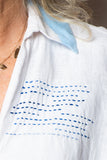 vincent.tulipano Camicia ricamata a mano