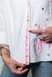 vincent.tulipano Camicia ricamata a mano