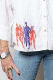 vincent.tulipano Camicia ricamata a mano