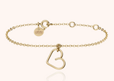 PAULIN, bracciale in oro, Lucky cuore