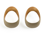 MAISON Orecchini Flow metal
