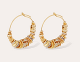 GAS BIJOUX orecchini Creole Aloha Strass