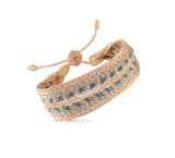 ART OF SFIFA bracciale Maxi Yula 2 Peach Metallic Grey