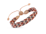 ART OF SFIFA bracciale Double U  Peach Toffe Grey