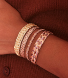 ART OF SFIFA bracciale Double U  Peach Parma Mocha