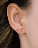 Girls crew  Teeny Tiny Purfect Catch Studs