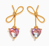 Girls crew  Heartstrings Dangle Earrings