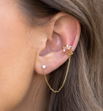 Girls crew  Enchanted Wings Earcuff + Stud