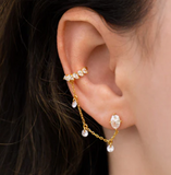 Girls crew  Dew You Earcuff + Stud