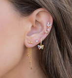 Girls crew Iridescent Flutter Love Hoops