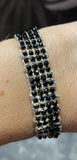 DAG GIOIELLI bracciale Jaipur argento, Spinello nero