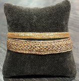 ART OF SFIFA bracciale Duo Izy Mini Arrow Peach Cocoa Esp ROSA