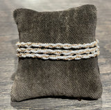 Pf milanojewels bracciale regolabile très chic a 3 fili