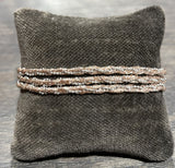 Pf milanojewels bracciale regolabile très chic a 3 fili
