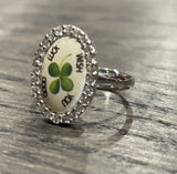 Pf milanojewels anello GOOD LUCK,  zirconi