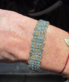DAG GIOIELLI bracciale Jaipur Apatite azzurra
