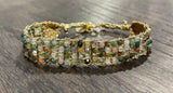 DAG GIOIELLI bracciale Jaipur Agata muschiata