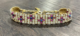 DAG GIOIELLI bracciale Jaipur Prenite, rubitormalina, lapis
