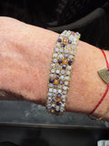 DAG GIOIELLI bracciale Jaipur Kunzite, chetolite, avventurina rossa