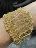 MARTIN VOSGEL bracciale rete alto oro