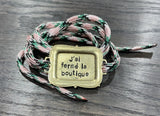 MrBiggy Chocker/Bracciale J'ai fermè la boutique