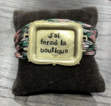 MrBiggy Chocker/Bracciale J'ai fermè la boutique