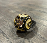 Laboratorio Orafo chevalier  bombato brunito