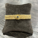 MARTIN VOSGEL bracciale Sun nero
