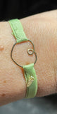 Bracciale Cuore oro giallo  Infinito raso