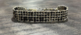 DAG GIOIELLI bracciale Jaipur argento, Spinello nero