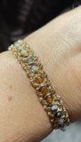 DAG GIOIELLI bracciale Candy Agata Mix, Granato Arancio