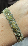 DAG GIOIELLI bracciale Candy Olivina ,Granato Verde