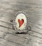 Pf milanojewels anello FOR YOU ONLY,  zirconi