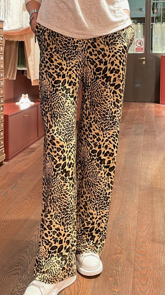 UNIVERSEL pantalone animalier jersey