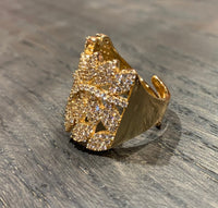 Anyia Blossom anello regolabile Ramage