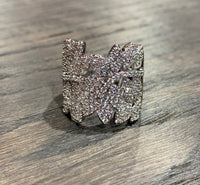 Anyia Blossom anello regolabile Ramage