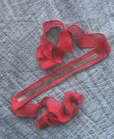 Chocker o bracciale voile seta