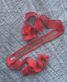 Chocker o bracciale voile seta