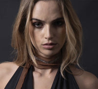 Chocker o bracciale voile seta