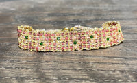 DAG GIOIELLI bracciale Jaipur granato, rodocrosite, pietra di sabbia