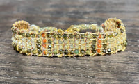 DAG GIOIELLI bracciale Jaipur granato verde, tormalina verde