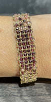 DAG GIOIELLI bracciale Jaipur rodocrosite, granato