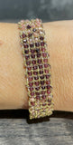 DAG GIOIELLI bracciale Jaipur rodocrosite, granato