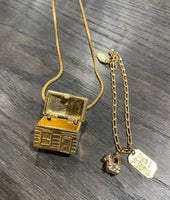 MrBiggy Collana Casetta scrigno con bracciale FRIEND