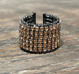 Anyia Blossom anello regolabile