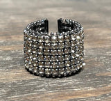 Anyia Blossom anello regolabile