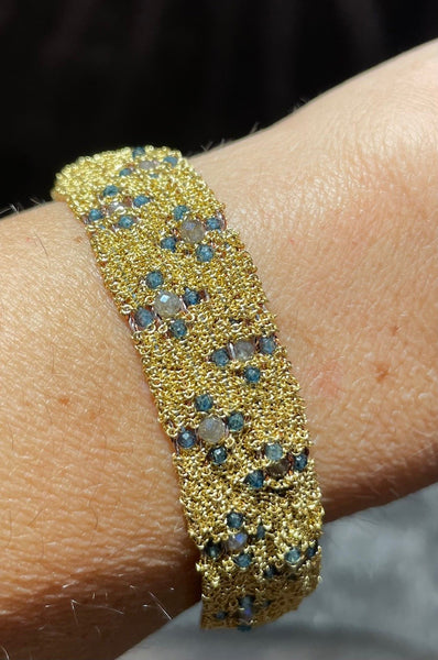 DAG GIOIELLI bracciale Star London blu, Topazio